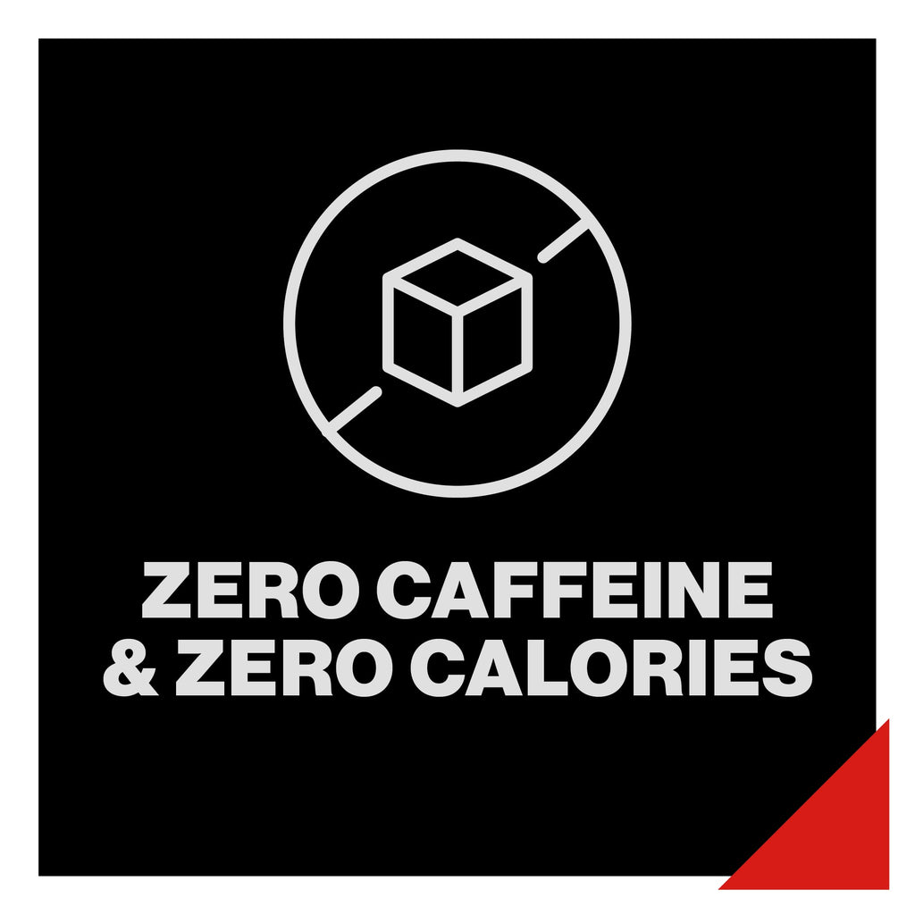 Icon showing zero sugar caffeine and calories on Cellucor Cor-Performance Creatine for superior mixability and muscle boost