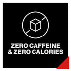 Icon showing zero sugar caffeine and calories on Cellucor Cor-Performance Creatine for superior mixability and muscle boost