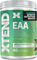 XTEND EAAS apple raspberry flavor dietary supplement with amino acids electrolytes