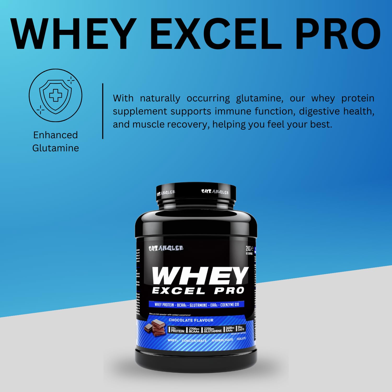 Outangled Whey Excel Pro - Whey Protein Powder