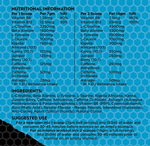 Adapt Nutrition PreTRAINx - Pre-Workout Powder