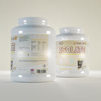 Two CNP Isolate tubs with whey protein isolate and essential amino acids for muscle gain
