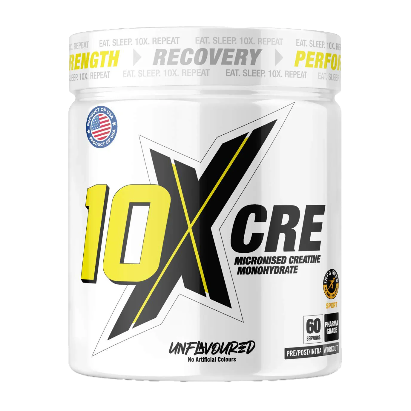 10X Athletic CRE - 300g / Unflavoured - Creatine Powder