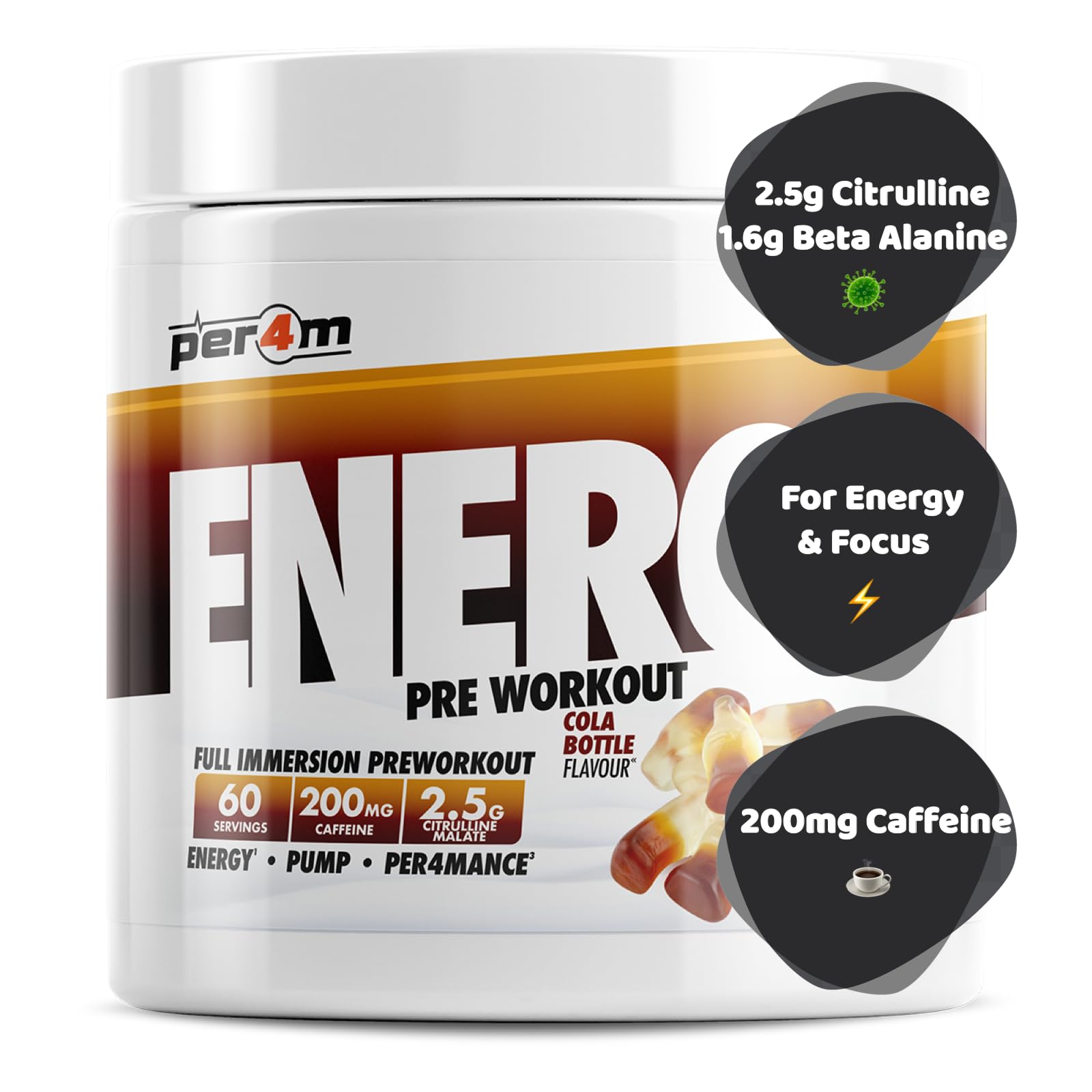 Per4m Energy Pre Workout - Pre-Workout Powder