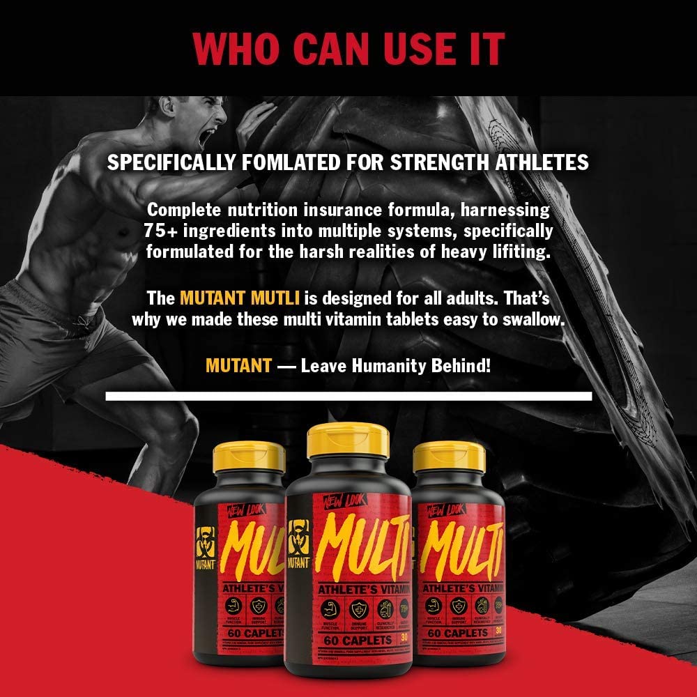 Mutant Core Multi - 60 Tabs - Multi-Vitamin Capsules
