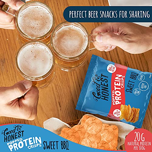 Good & Honest Popped Protein Crisps - Protein Crisps