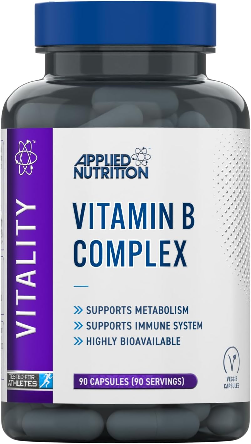 Applied Nutrition VITALITY Complex-B 90 Veg Caps - 90Veg Caps - Vitamin B-Complex