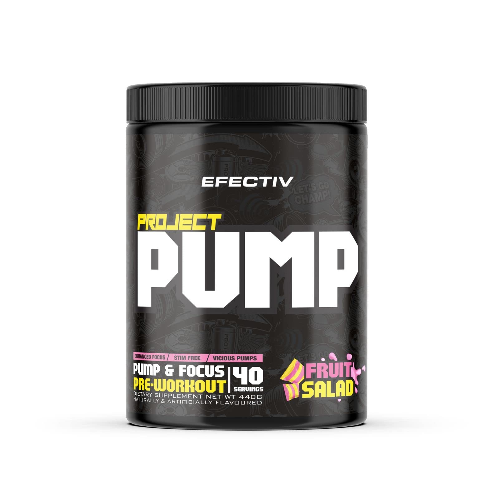 Efectiv Nutrition Project Pump - Pre-Workout Powder