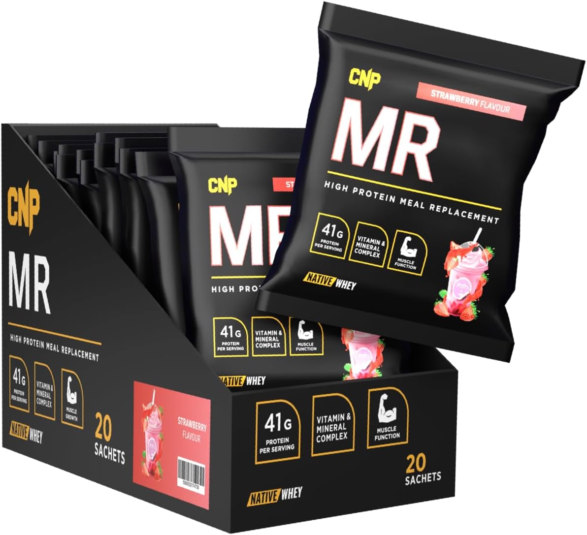 CNP MR Sachets - 20x72g / Strawberry - Meal Replacements