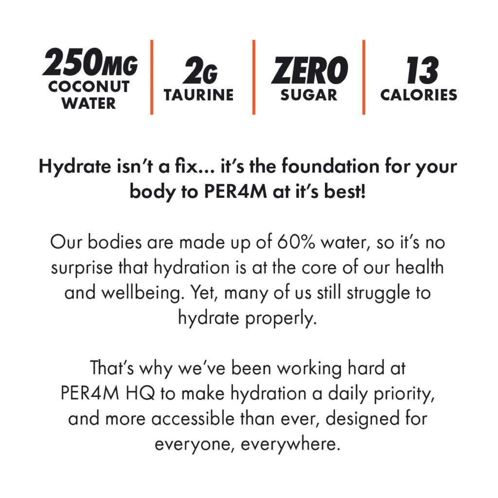 Per4m Hydrate Advanced Electrolyte Shot - Pre-Workout