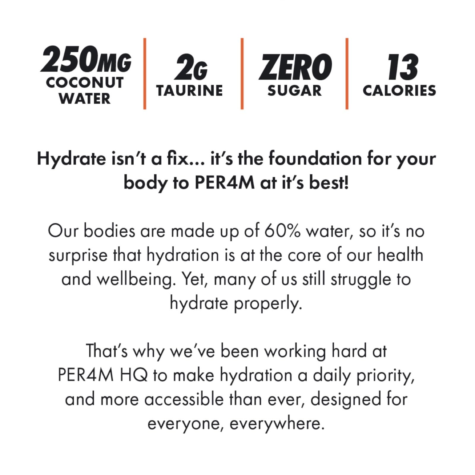 Per4m Hydrate Advanced Electrolyte Shot - Pre-Workout