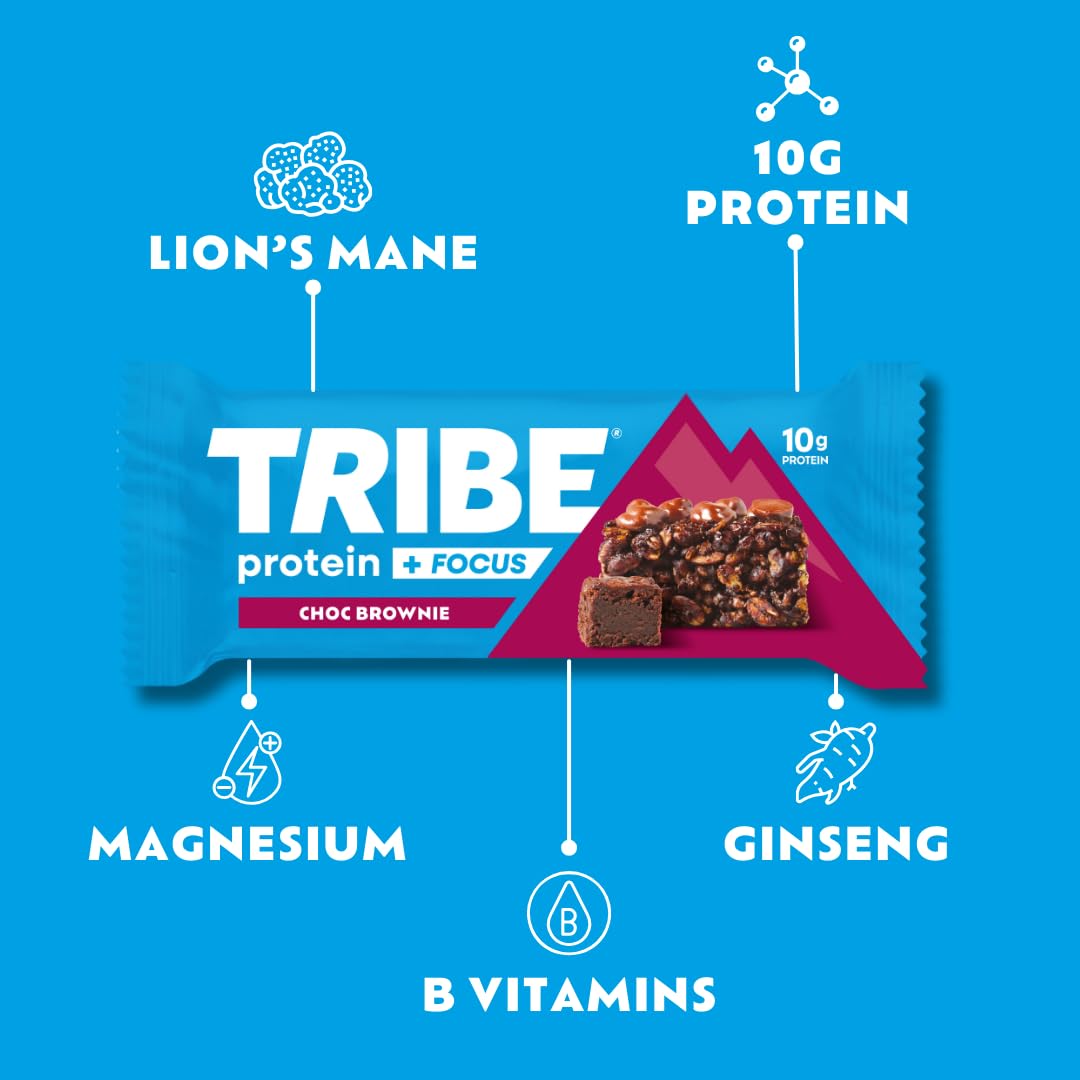 Tribe Protein + Focus Flapjack - Protein Flapjacks