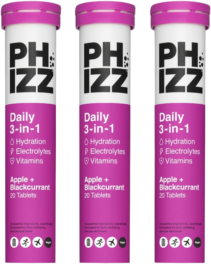 Phizz 3-in-1 Multivitamin & Rehydration Electrolyte Effervescent - MyGymSupplements