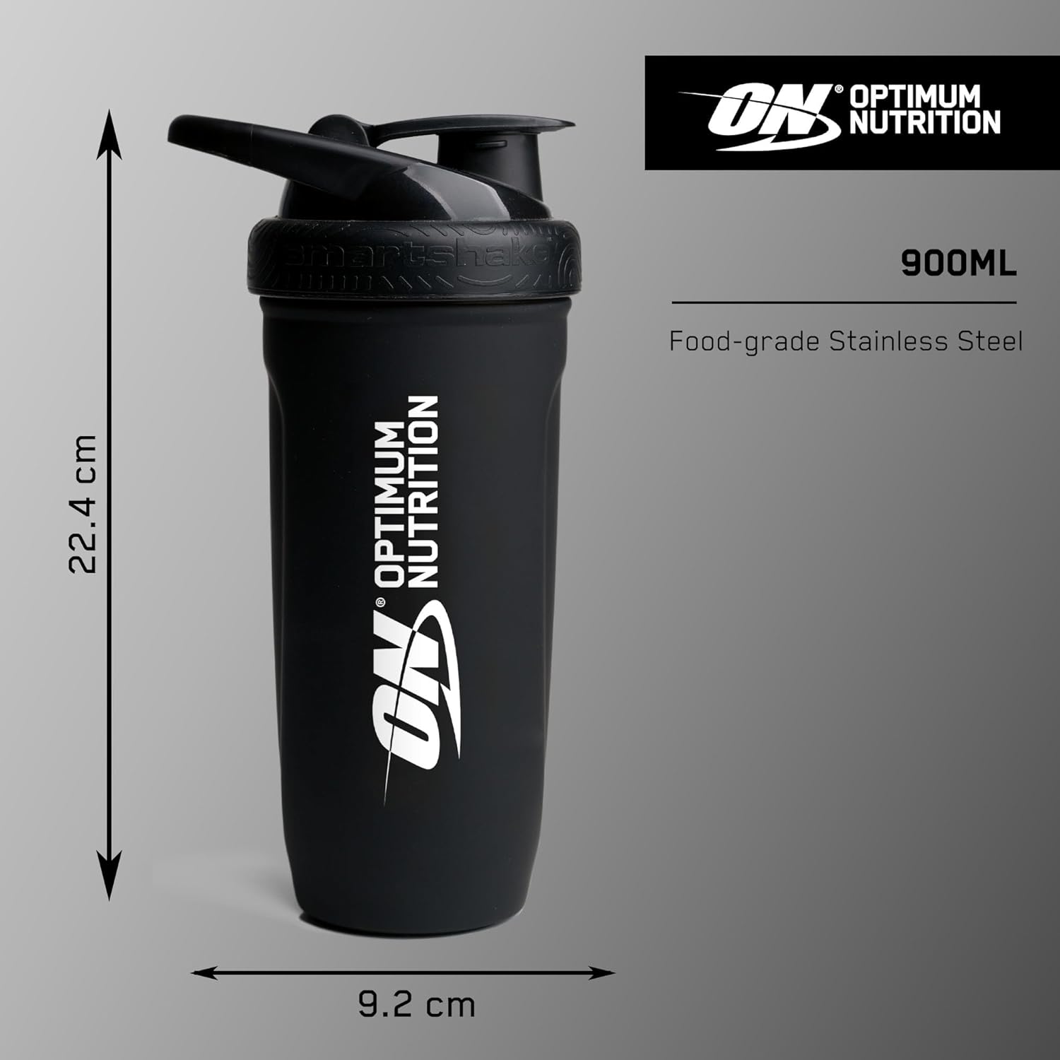 Optimum Nutrition Smartshake Reforce Steel Shaker 900ml