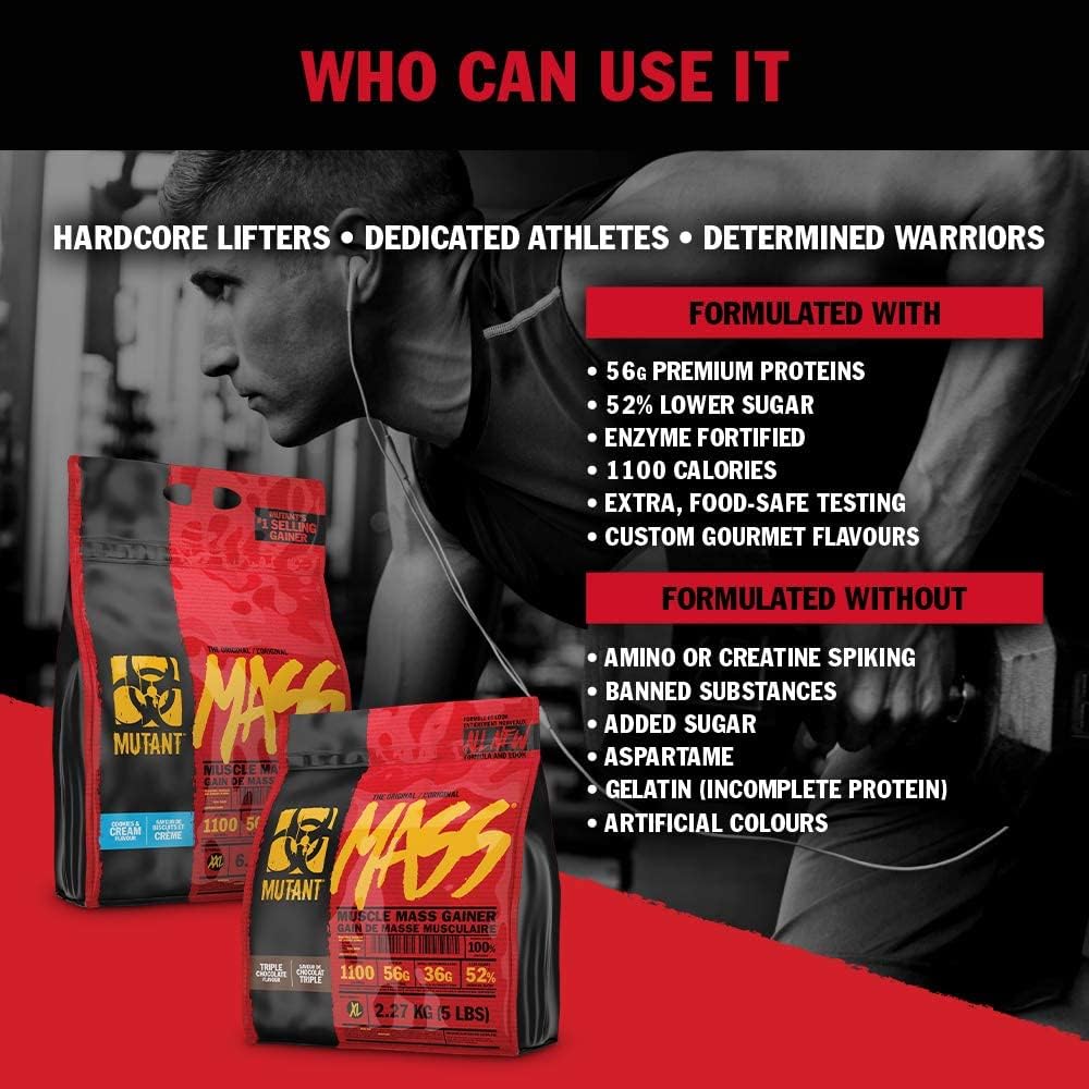 Mutant Mass Vanilla Ice Cream - Weight Gainer Powder
