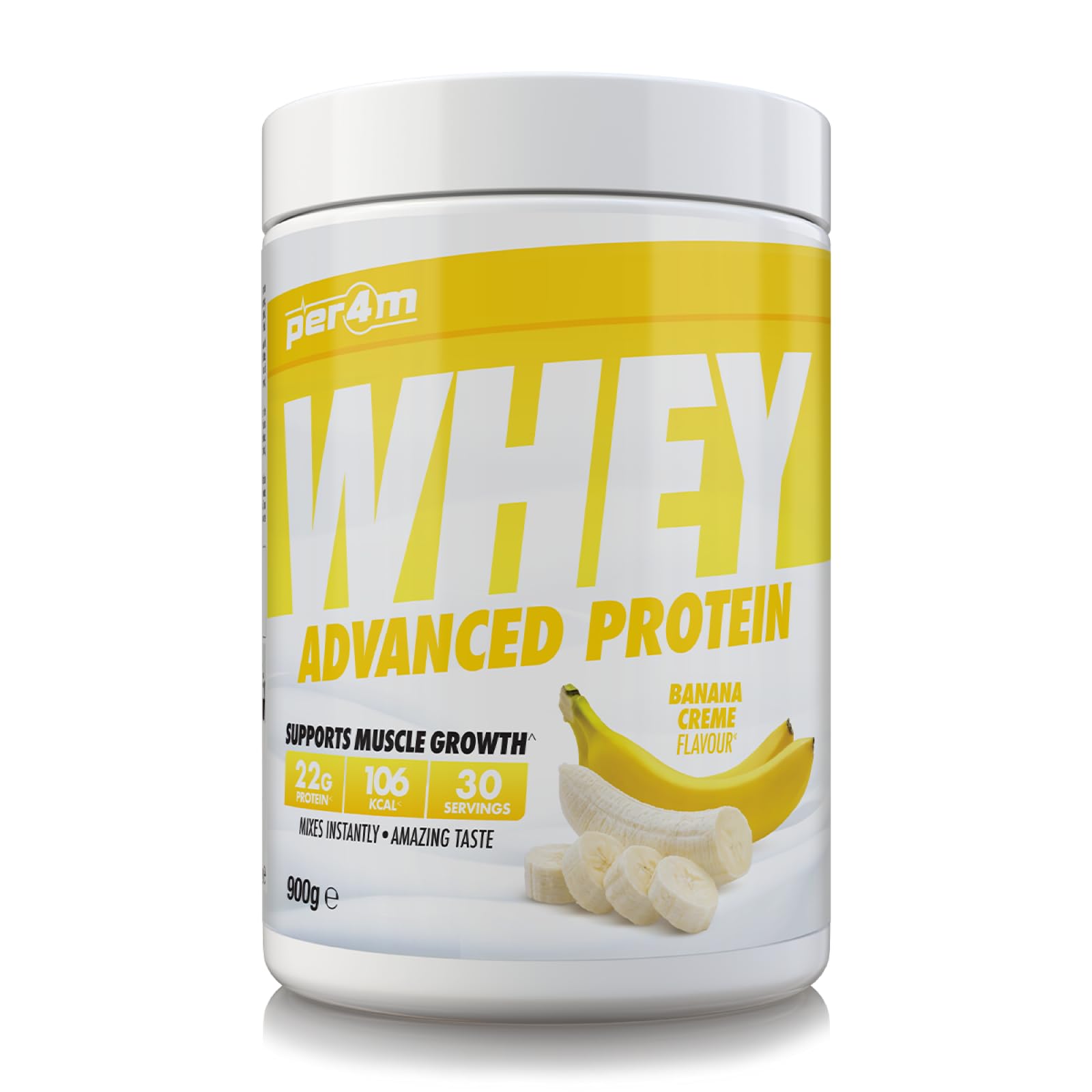 Per4m Advanced Whey Protein - 900g / Banana Cream - Whey Protein Powder