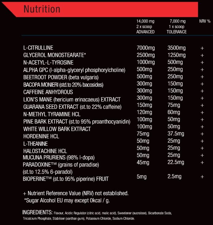 Alpha Neon Darkside Onslaught - Pre-Workout Powder