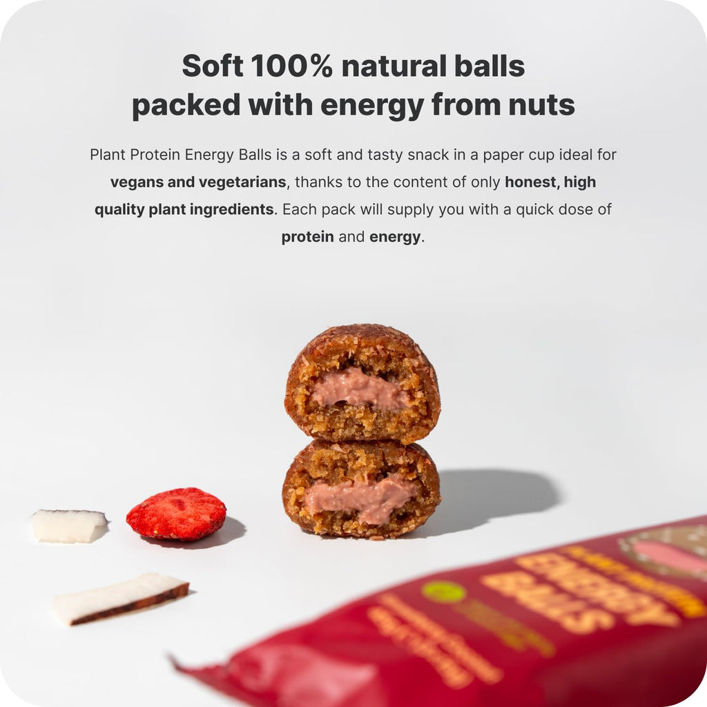 Vilgain Organic Plant Protein Energy Balls 15 x 45g