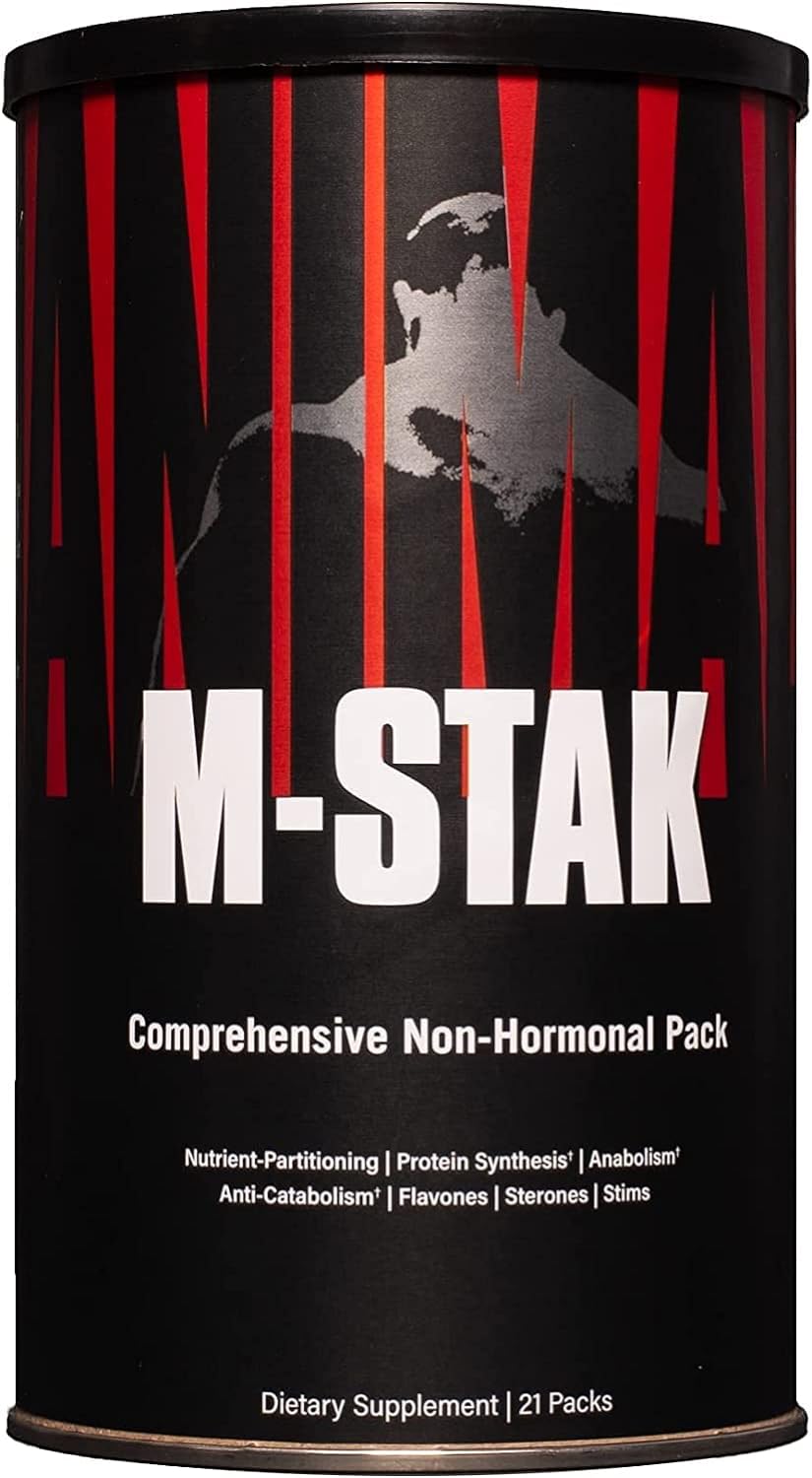 Animal M-Stak 21 Packs - 21 Packs ( + 2 Bonus Packs) - Testosterone Booster Capsules