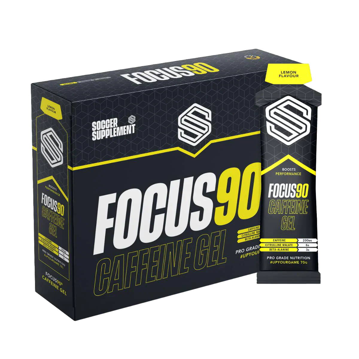 Soccer Supplement Focus90 Caffeine Gel - Energy Gels