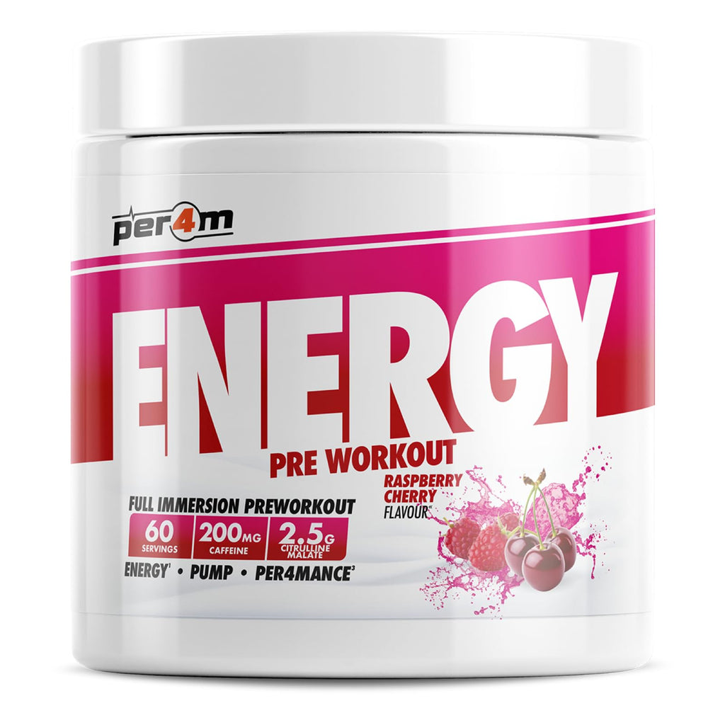 Per4m Energy Pre Workout - 390g / Raspberry Cherry - Pre-Workout Powder