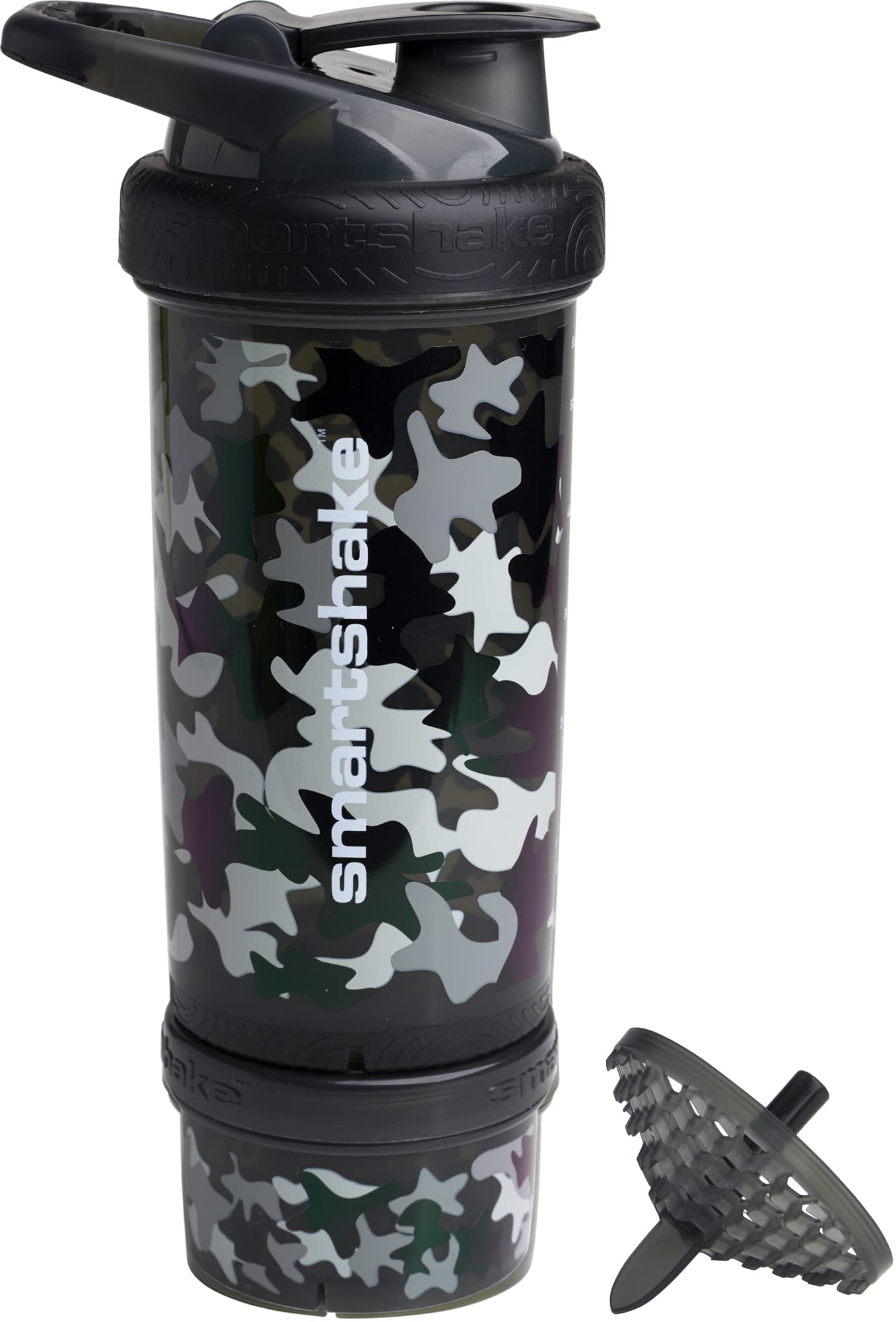 Smartshake Revive Shaker Camo Black - 750ml - Shaker Bottle (Less Than 2 Litres)