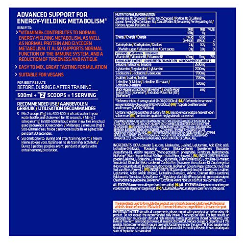 USN BCAA Power Punch supplement boosts energy, protein synthesis, and muscle growth