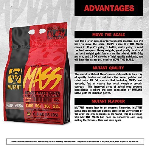 Mutant Mass Dual Chamber - Weight Gainer Powder