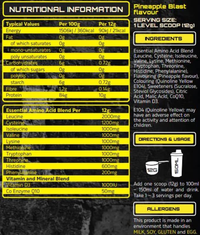 NXT Nutrition EAAs 360g