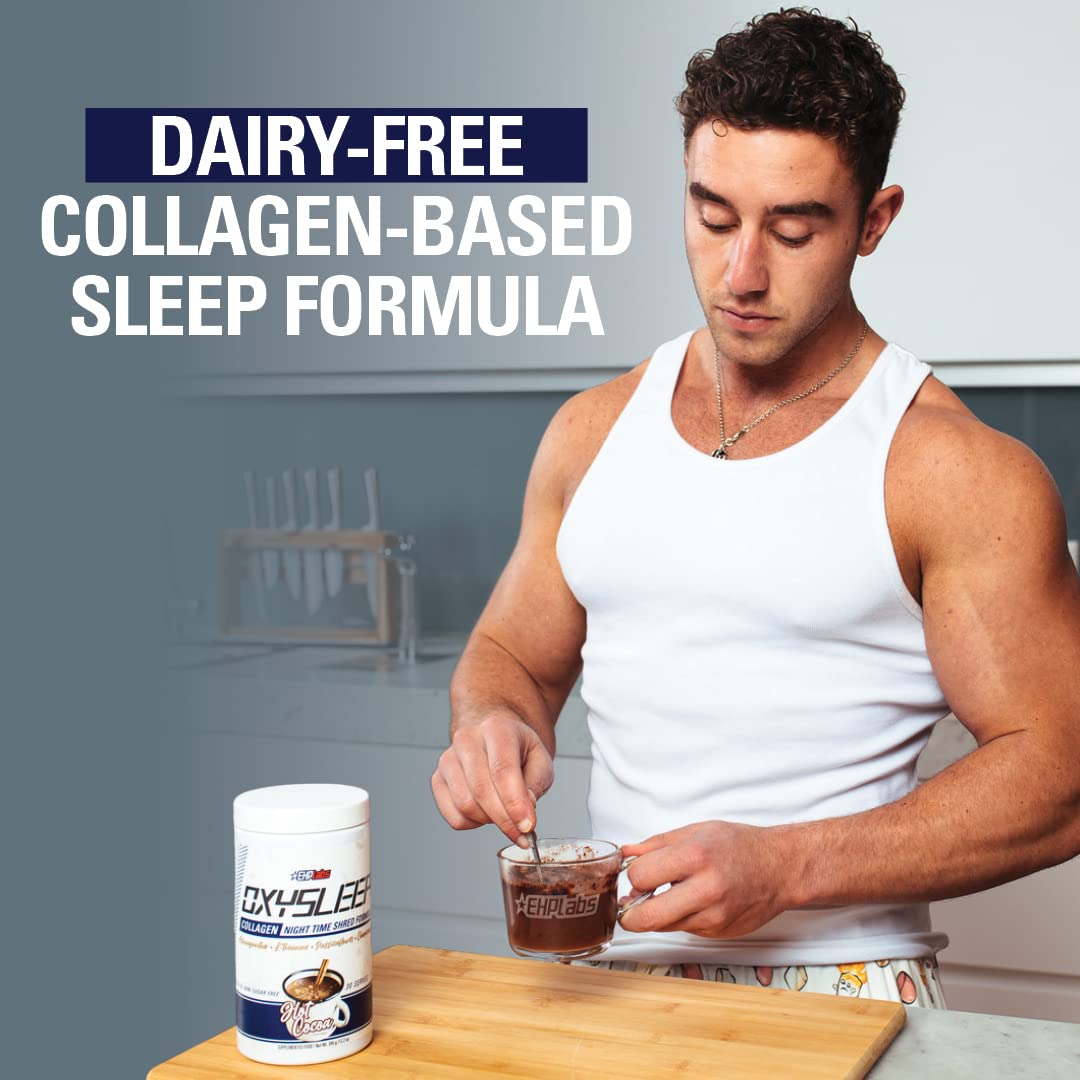 EHP Labs Oxysleep Collagen - 351g / Hot Cocoa - Bovine Collagen Powder
