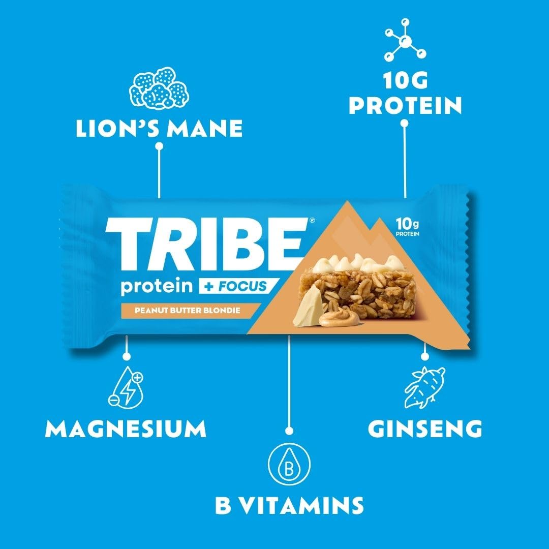Tribe Protein + Focus Flapjack - Protein Flapjacks
