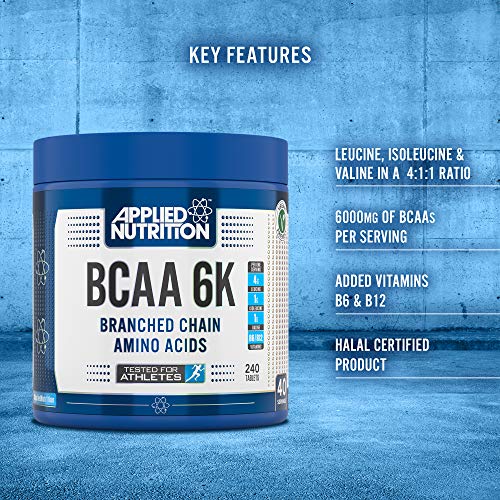 Applied Nutrition BCAA 6K 4:1:1 - 300 Caps - Amino Acids Capsules