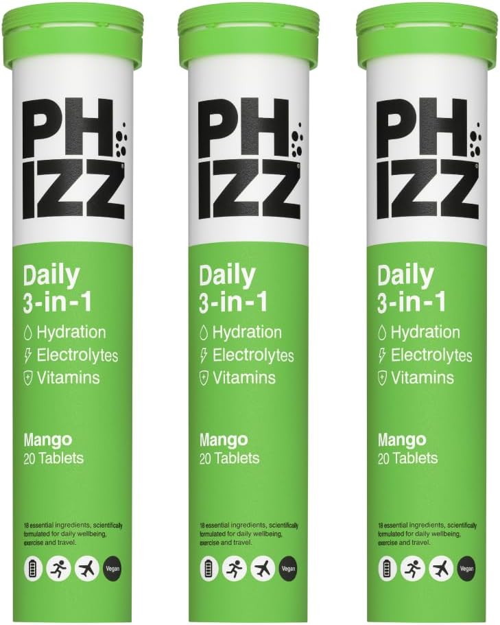 Phizz 3-in-1 Multivitamin & Rehydration Electrolyte Effervescent