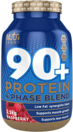 NutriSport 90 + Protein - Protein Blend Powder (Whey Protein Concentrate Whey Protein Isolate Calcium Caseinate