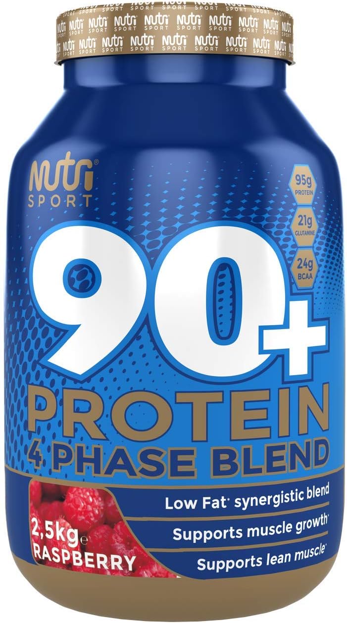 NutriSport 90 + Protein - Protein Blend Powder (Whey Protein Concentrate Whey Protein Isolate Calcium Caseinate