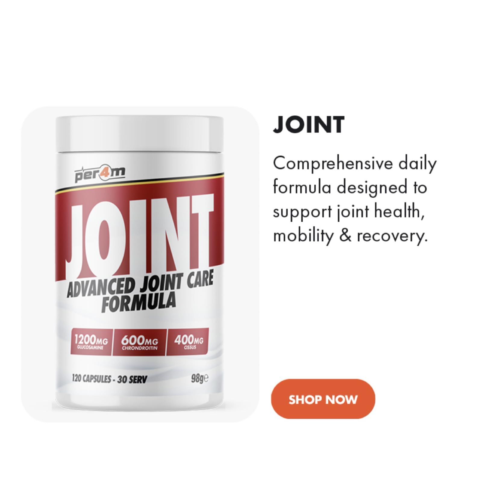 Per4m Joint - 120 Caps - Vitamins & Minerals VIT001