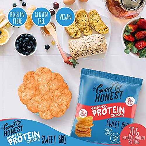 Good & Honest Popped Protein Crisps - Protein Crisps
