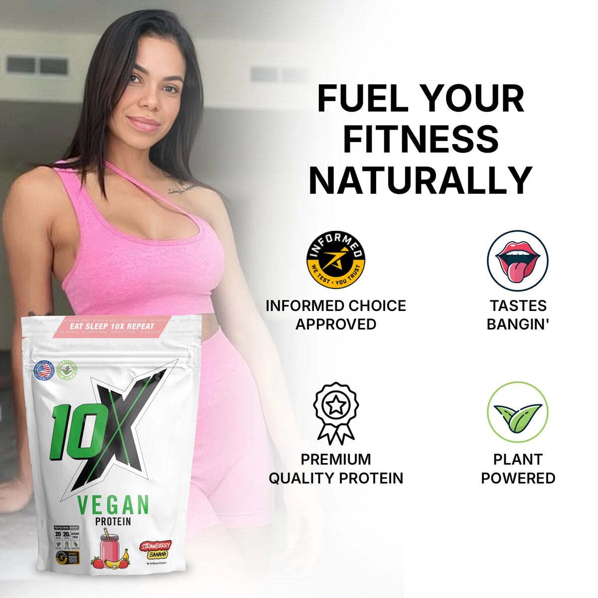10X Athletic Vegan Protein - Vegan Protein Powder