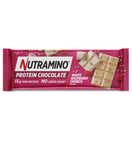 Nutramino Protein Chocolate Bar - 16x50g / White Chocolate Raspberry - Party Mix