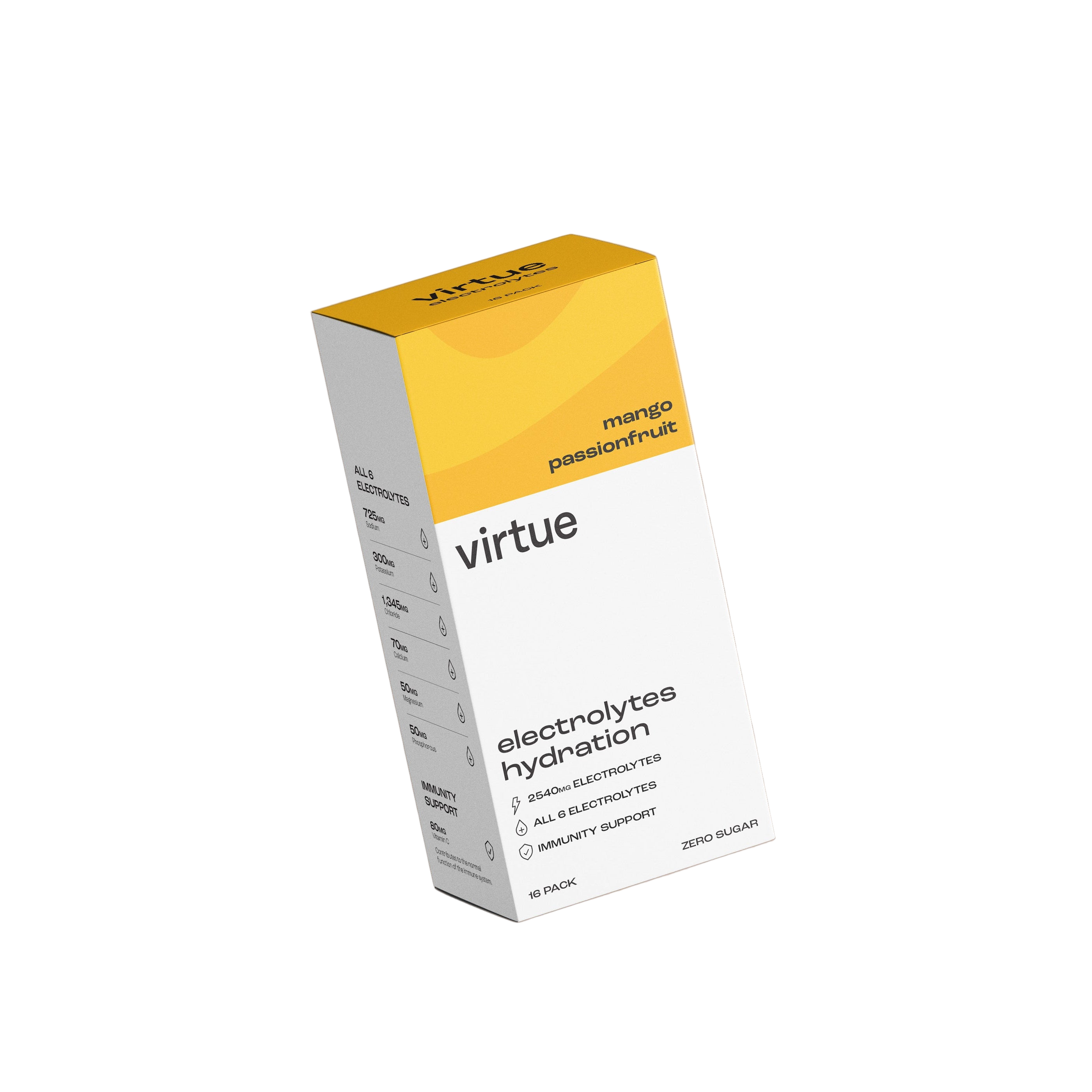 Virtue Clean Energy Electrolytes Hydration 12x5g