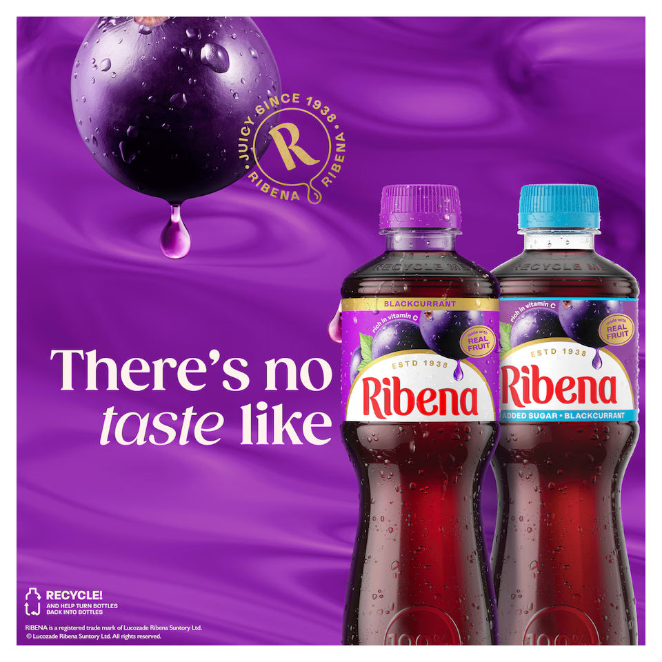 Ribena No Added Sugar 12x500ml