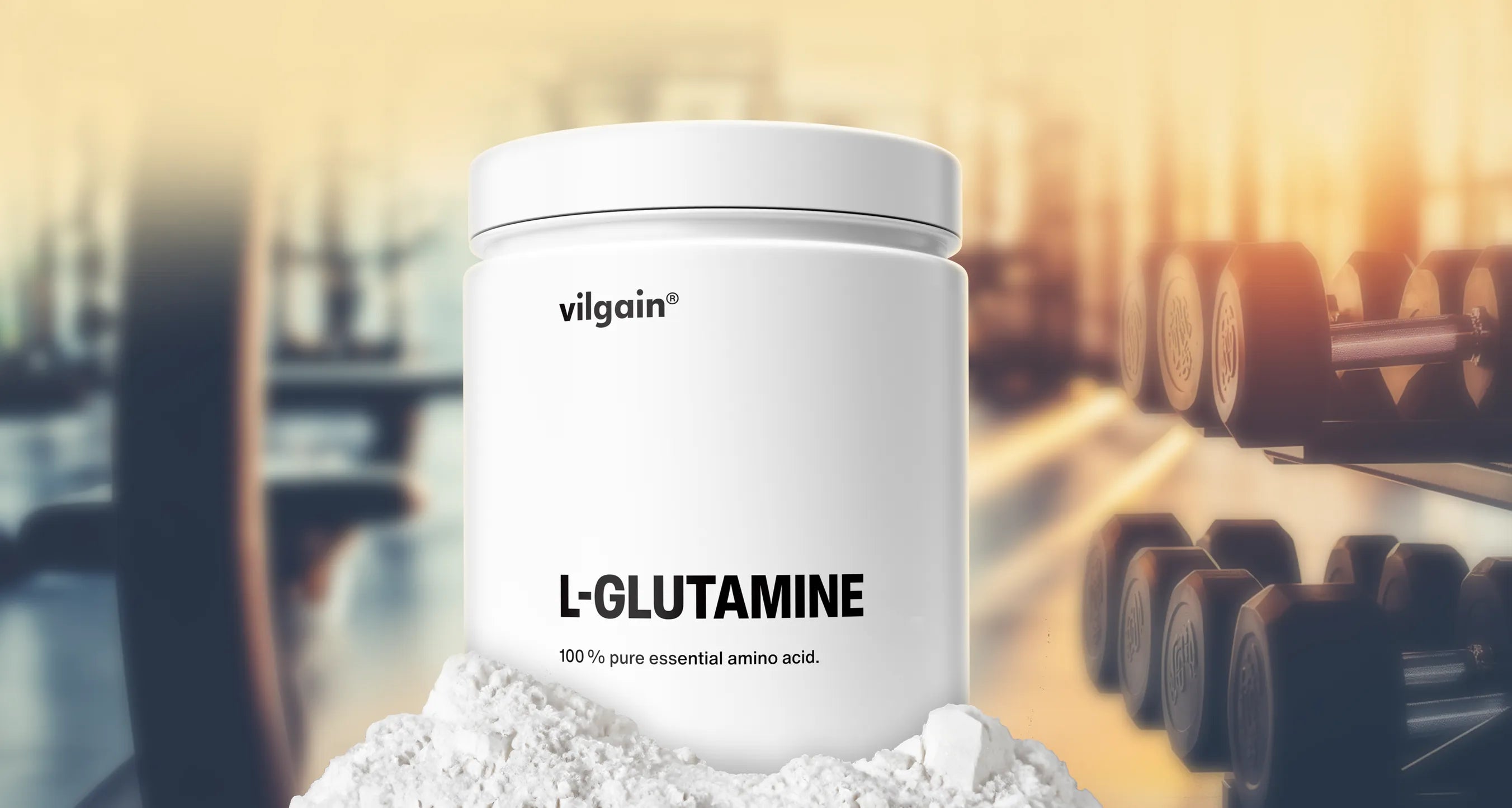 Vilgain L-Glutamine - 500g - Glutamine Powder