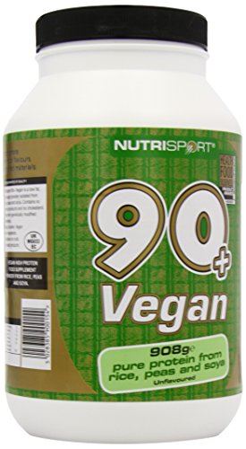 Nutri Vegan 90 + Protein Vegan - 908g / Unflavoured - Vegan Protein Powder