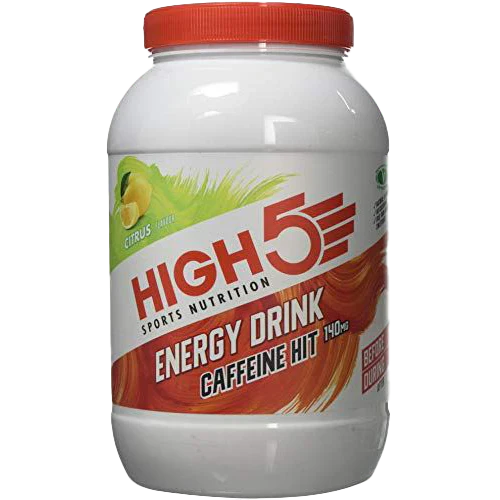 HIGH5 Energy Drink Caffeine Hit - 1.4kg / Citrus - Carbohydrate Powder