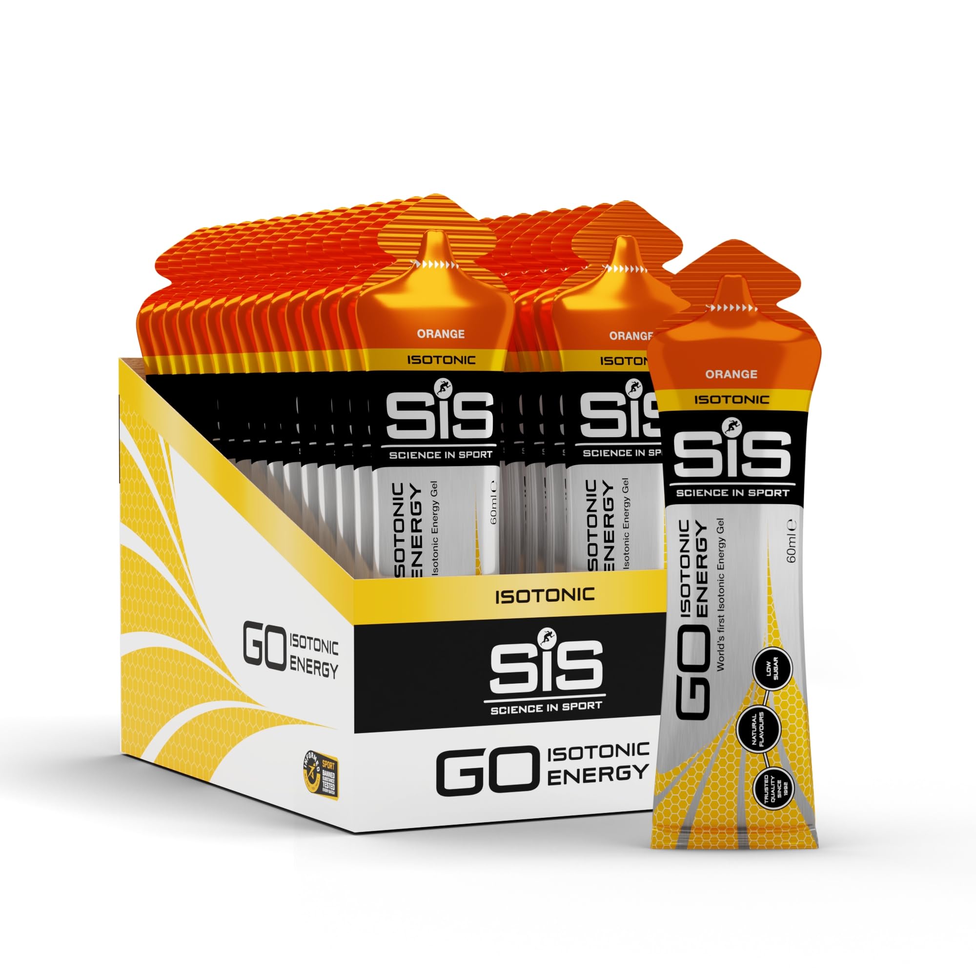 SIS Isotonic Gels - 30x60ml / Orange - Energy Gels