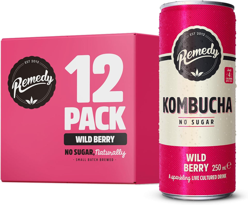 Remedy Kombucha 12x250ml - MyGymSupplements