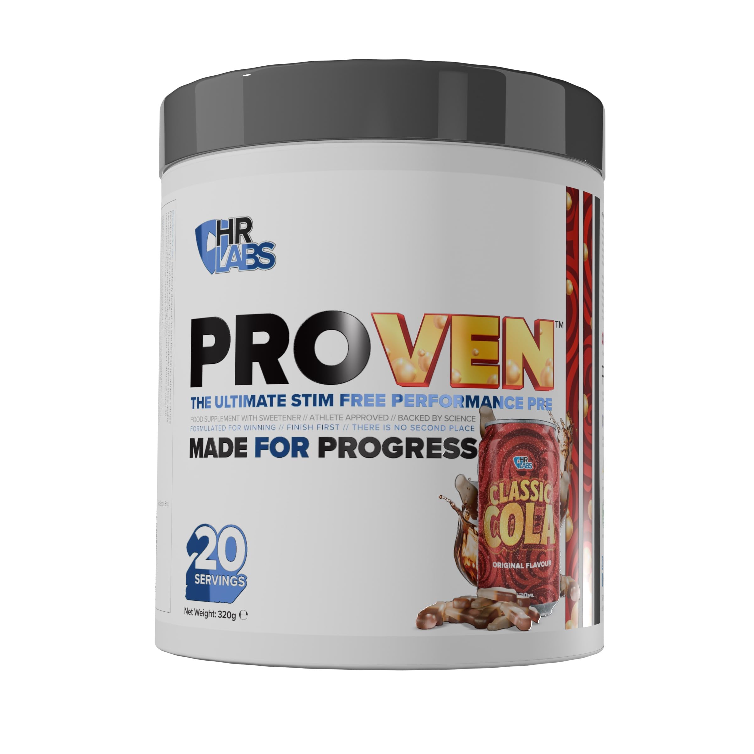 HR Labs Proven - 320g / Classic Cola - Pre-Workout