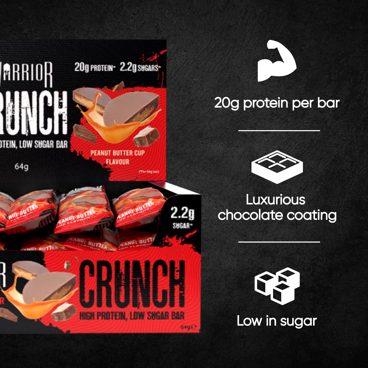 Warrior Crunch Bars - Protein Bars