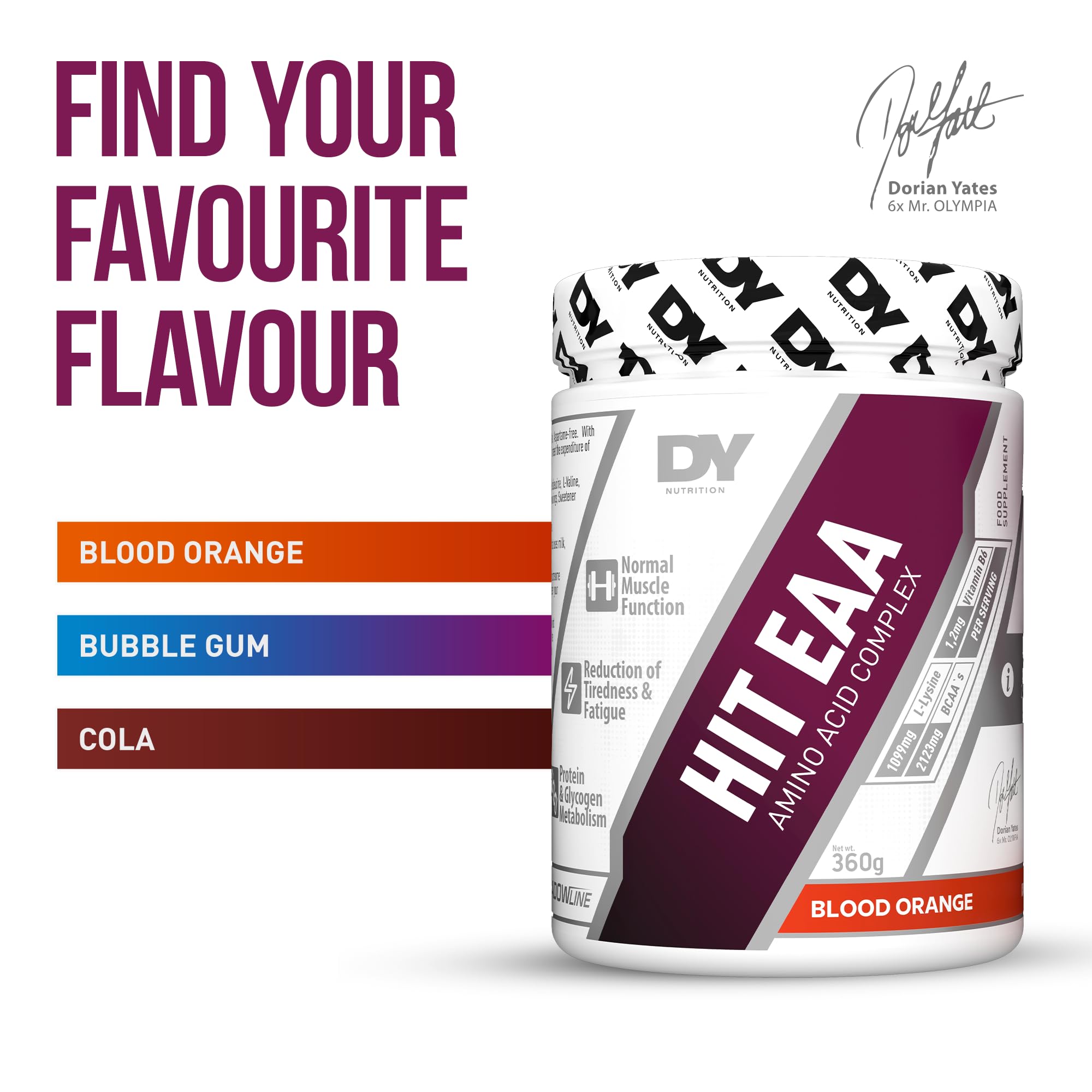 DY Nutrition Hit EAA Amino Acid Complex