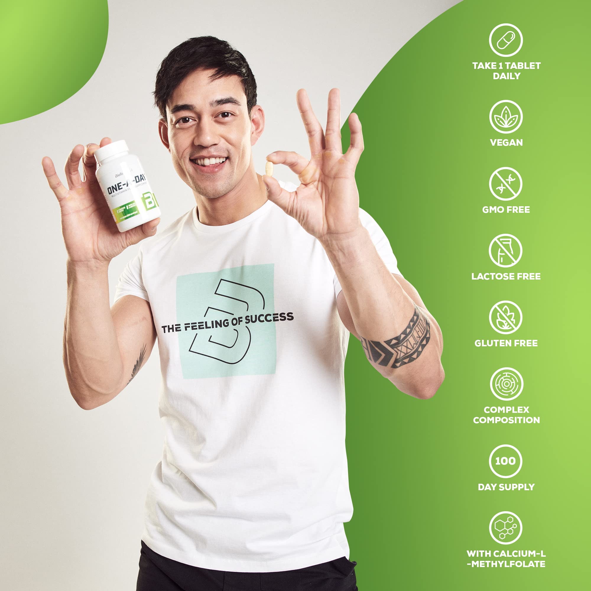 BioTech USA One-a-Day - 100 Tablets - Combination Multivitamins & Minerals
